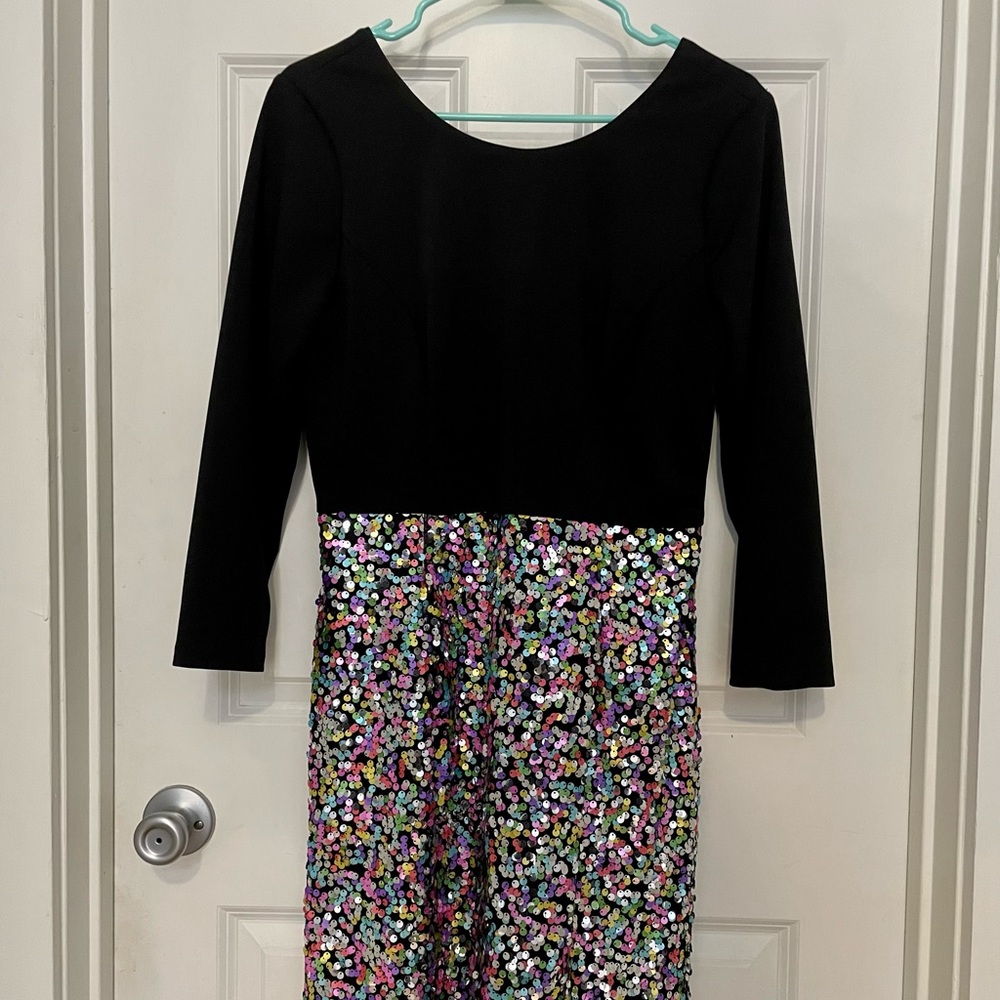 ModCloth / Hutch Twofer Multicolor Sequin Dress